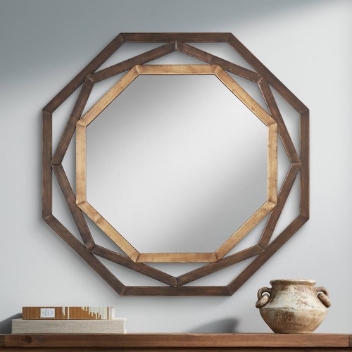 Octagonal vanity wall mirror - vanity,