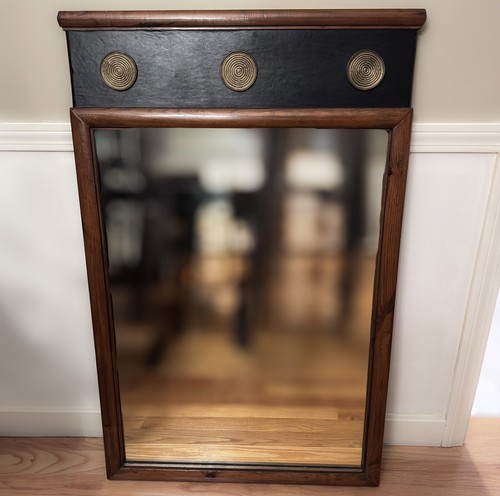 Fine mid century leather wood - century,
