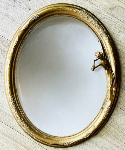 Antique art nouveau oval - antique,